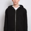 Atelier Zip Hoodie Black