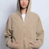 Atelier Zip Hoodie Sand