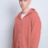 Atelier Zip Hoodie Rust