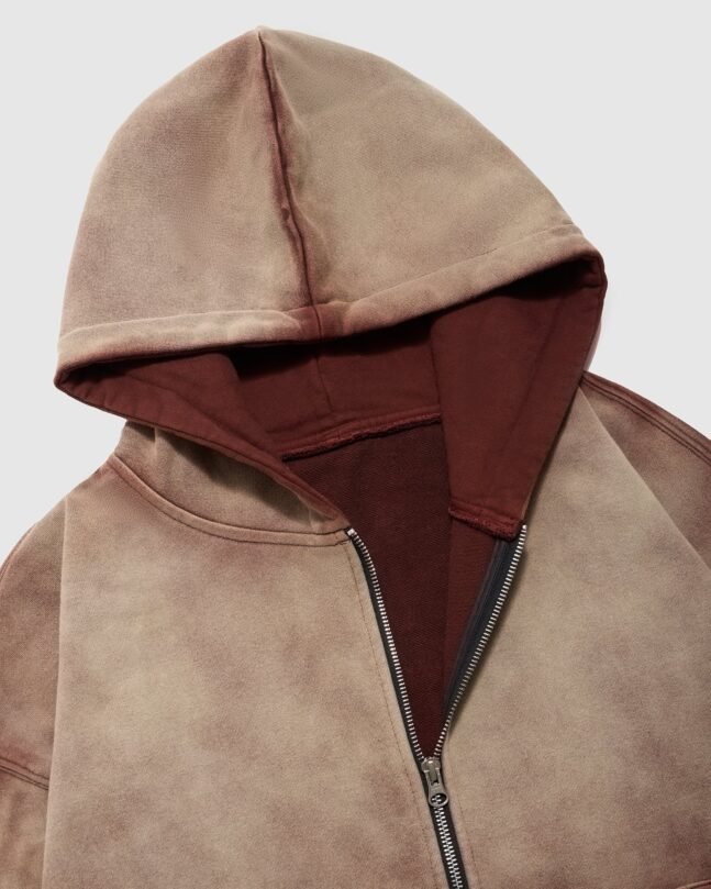 BLANK PULLOVER ZIP HOODIE